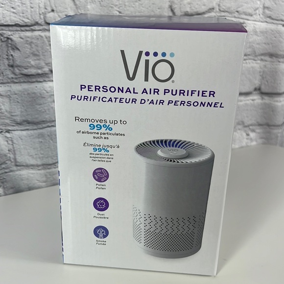 None Other New Vio Personal Tabletop Air Purifier With Hepa Merv3
